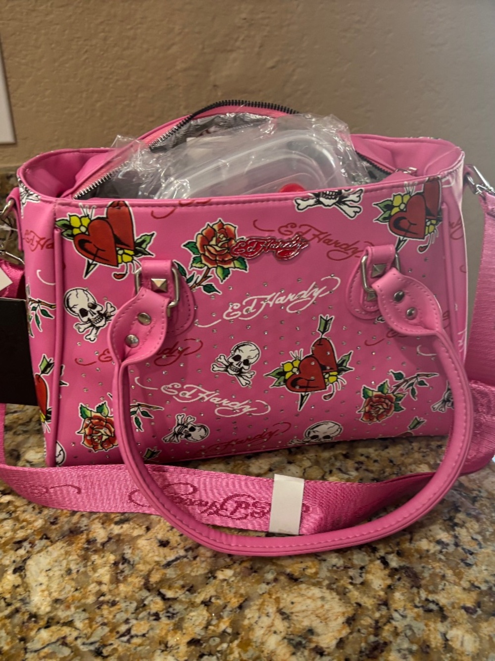 Ed Hardy Thermal Lunch Tote